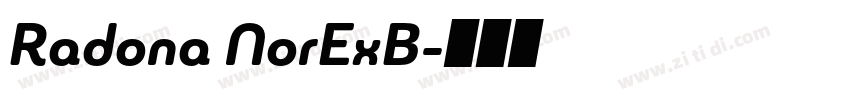 Radona NorExB字体转换 Radona NorExB字体转换